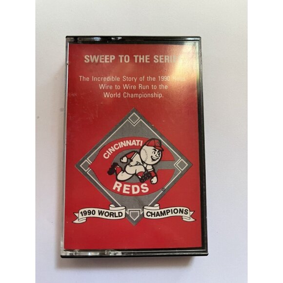 Cincinnati Reds Sweep To The Series 1990 World Champions Cassette 700 WLW Radio - Picture 15 of 16